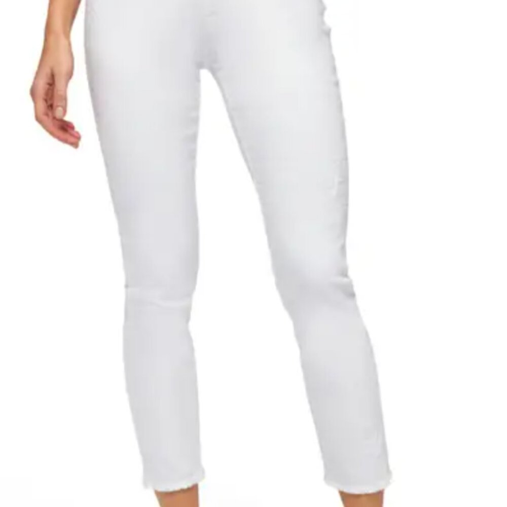 7 For All Mankind Roxanne Frayed Hem Ankle Skinny Jeans